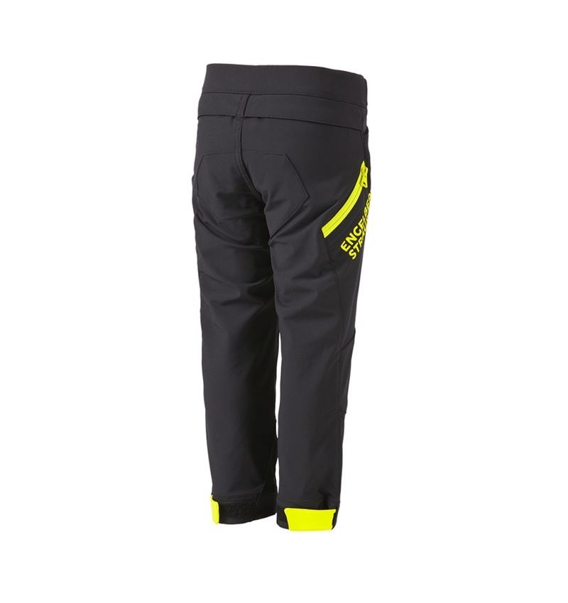 Spodnie: Spodnie funkcyjne e.s.trail, dziecięce + czarny/żółty acid 4