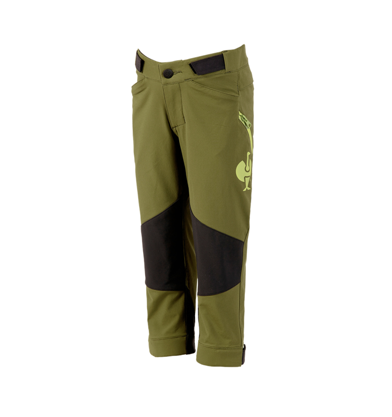 Spodnie: Spodnie funkcyjne e.s.trail, dziecięce + zielony jałowcowy/zielony limonkowy 2