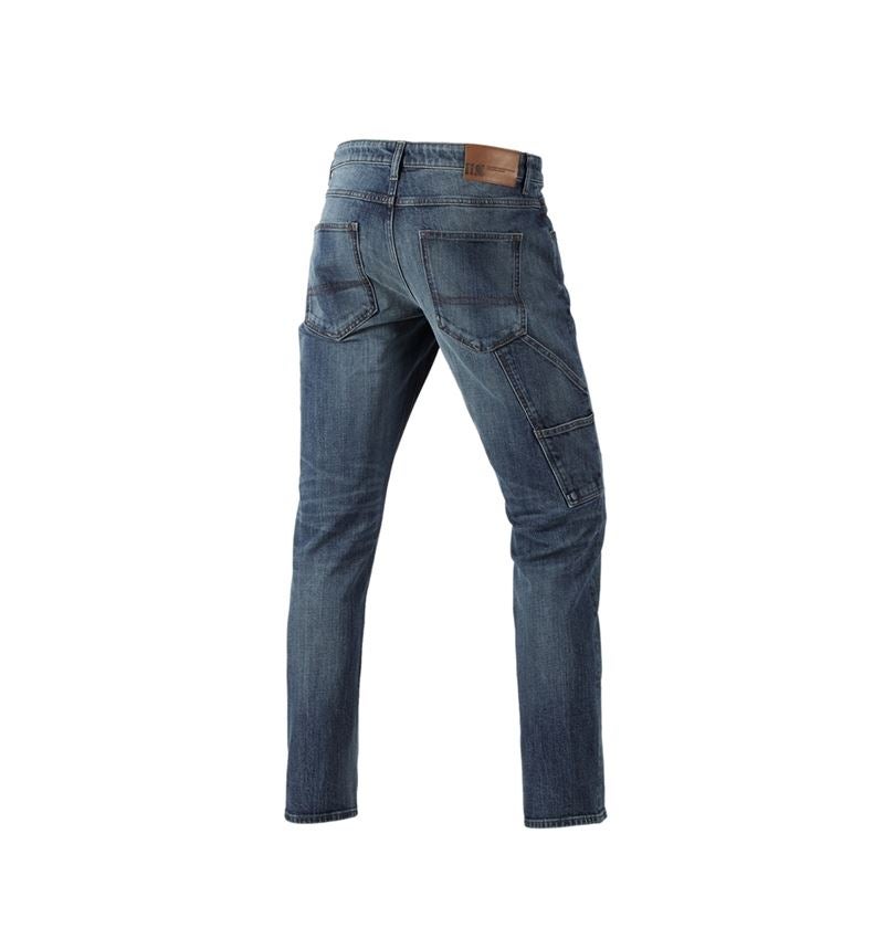 Spodnie robocze: e.s. Jeansy 5-kieszen. stretch na calówkę + mediumwashed 2