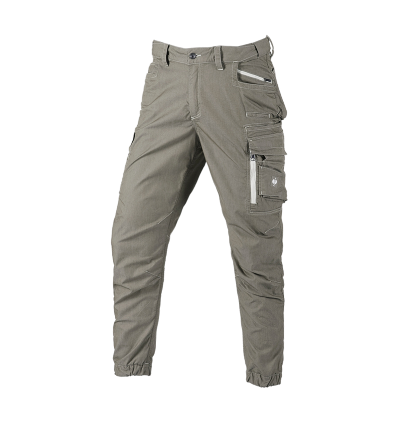Spodnie robocze: Spodnie typu cargo e.s.motion ten letnie + zielony bagienny 2