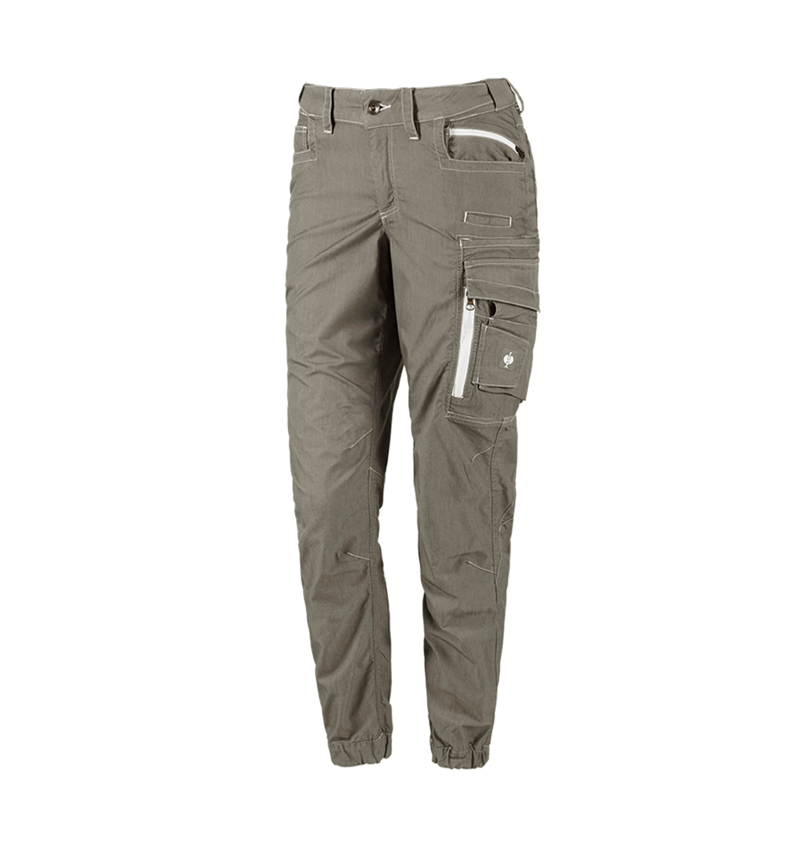 Spodnie robocze: Spodnie typu cargo e.s.motion ten letnie,damska + zielony bagienny 2