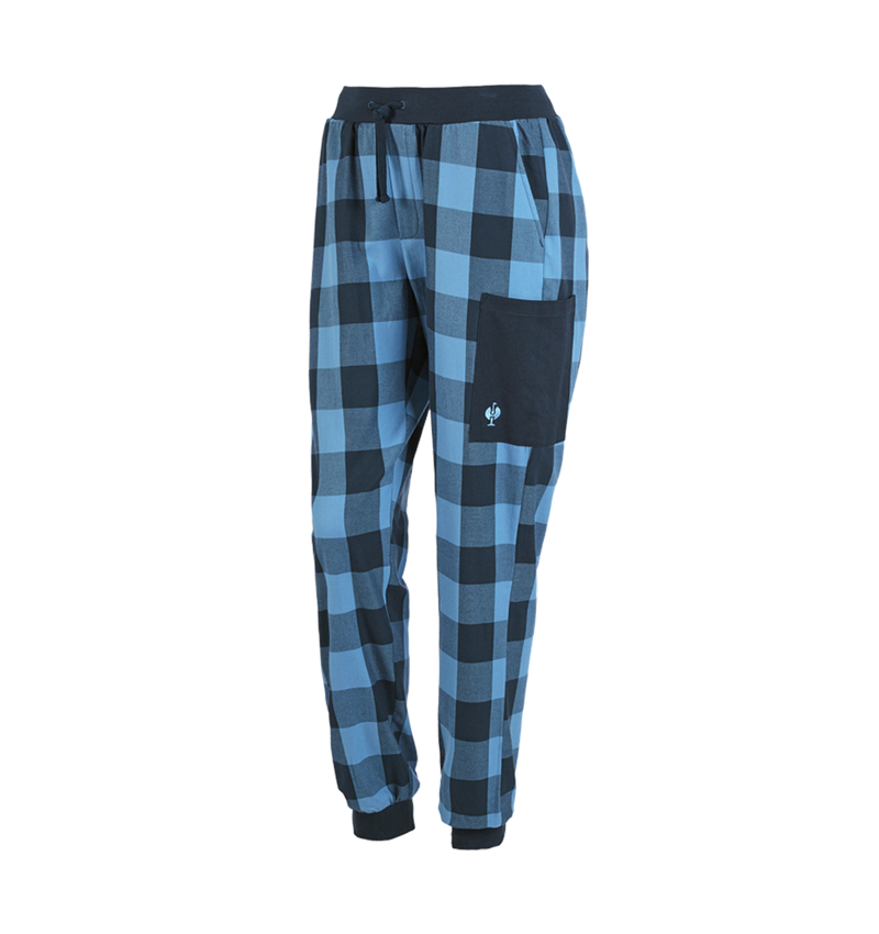 Akcesoria: e.s. Spodnie piżamowe, damski + cienisty błękit/wiosenny błękit 2