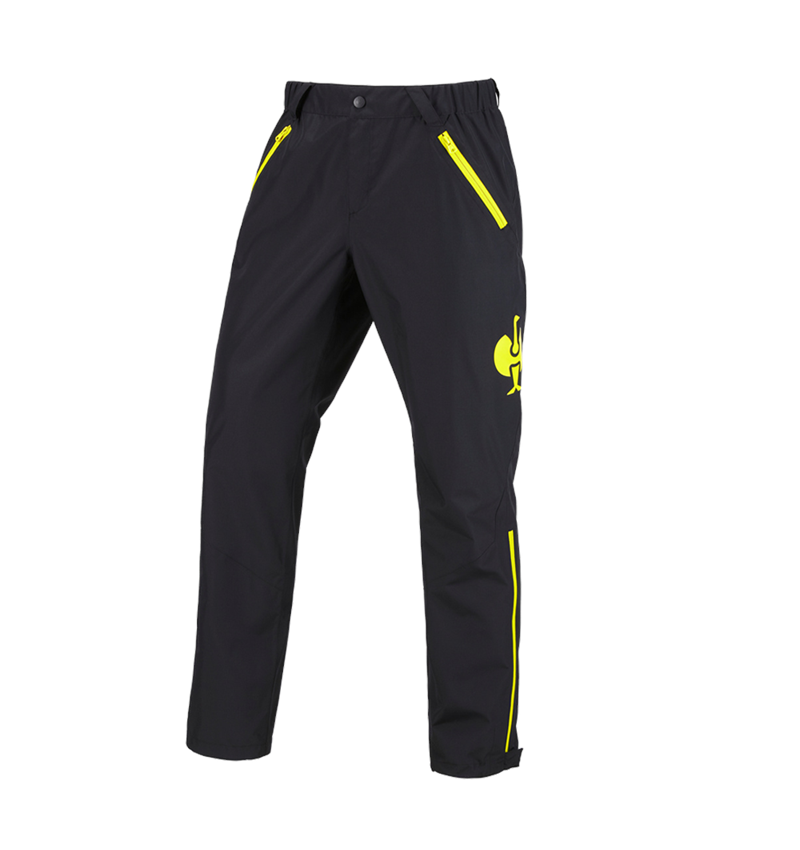 Spodnie robocze: Spodnie na każdą pogodę e.s.trail + czarny/żółty acid 2