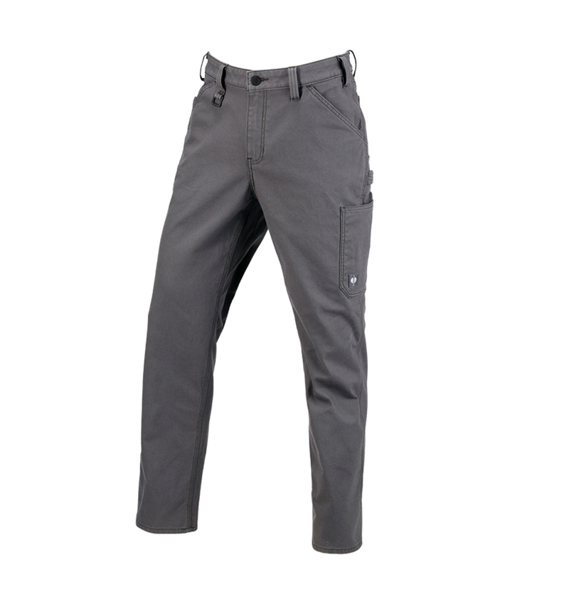 Spodnie robocze: Spodnie do pasa e.s.iconic + karbonowym szary 7