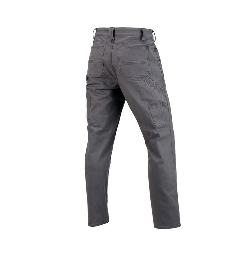Spodnie robocze: Spodnie do pasa e.s.iconic + karbonowym szary 8
