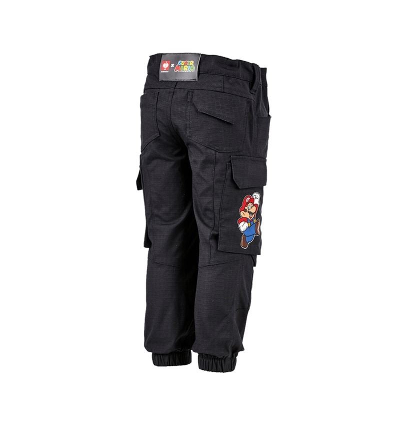 Spodnie: Super Mario Spodnie cargo, dziecięce + czarny 3