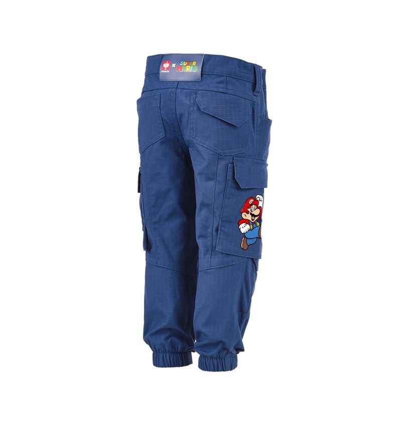 Współpraca: Super Mario Spodnie cargo, dziecięce + błękit alkaliczny 4