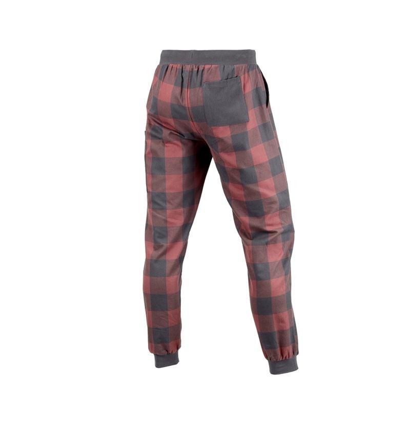Akcesoria: e.s. Spodnie piżamowe + czerwony tlenkowy/karbonowym szary 5