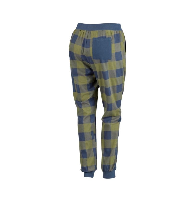 Akcesoria: e.s. Spodnie piżamowe, damski + górska zieleń/niebieski tlenkowy 3