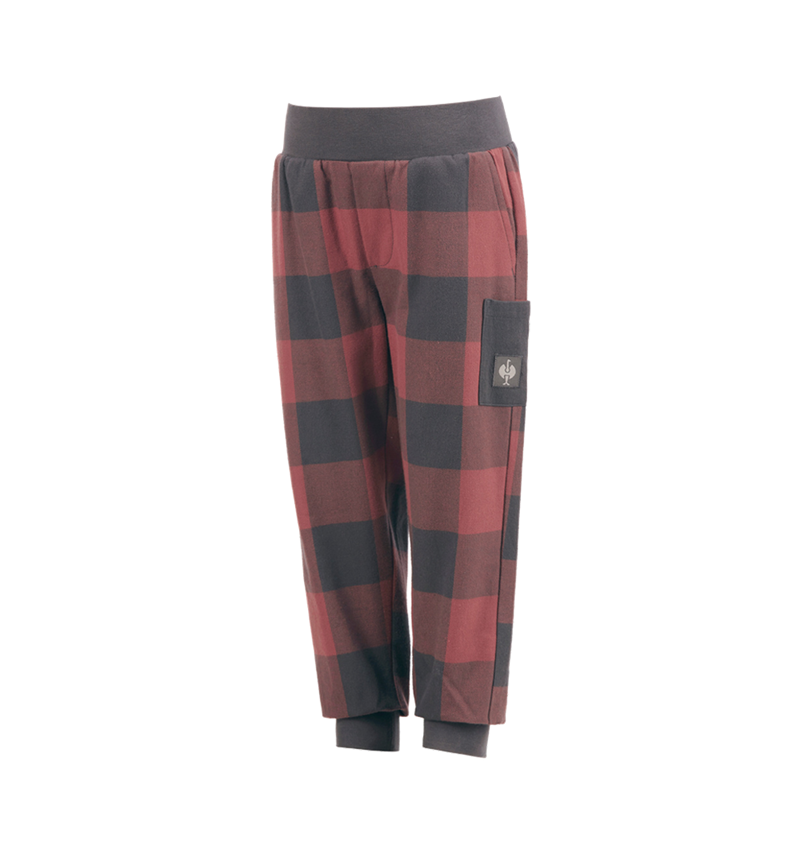 Akcesoria: e.s. Spodnie piżamowe, dziecięca + czerwony tlenkowy/karbonowym szary 4