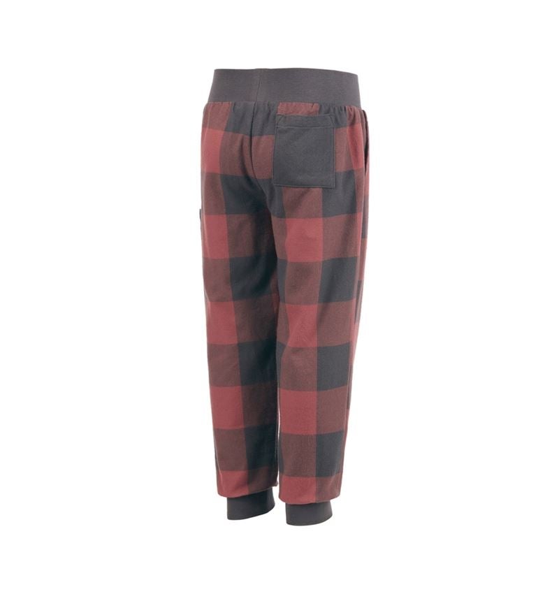 Akcesoria: e.s. Spodnie piżamowe, dziecięca + czerwony tlenkowy/karbonowym szary 5