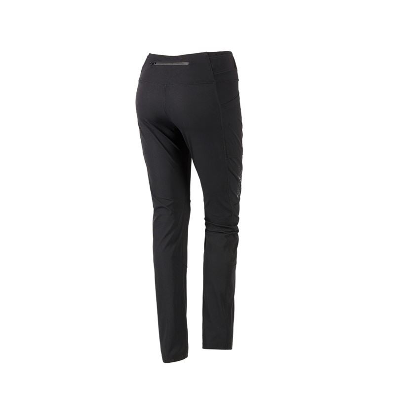 Spodnie robocze: Zimowe legginsy funkcyjne e.s.trail, damskie + czarny 5