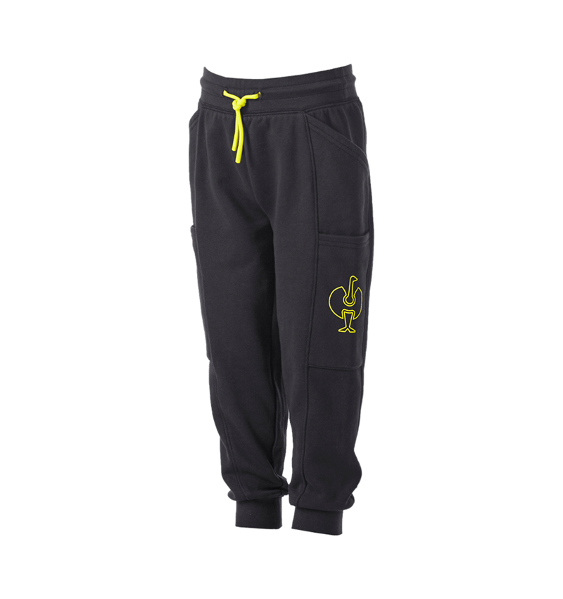 Spodnie: Panty dresowe light e.s.trail, dziecięca + czarny/żółty acid 4