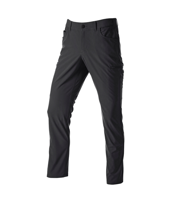 Spodnie robocze: 5-kieszeniowe spodnie robo. chino e.s.work&travel + czarny 3