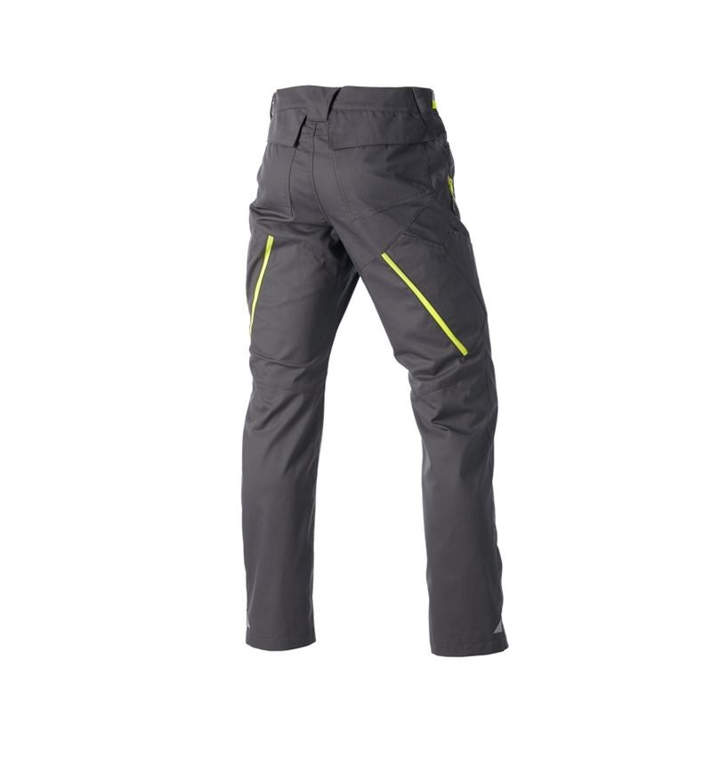 Spodnie robocze: Spodnie wielokieszeniowe e.s.ambition + antracytowy/żółty ostrzegawczy 9