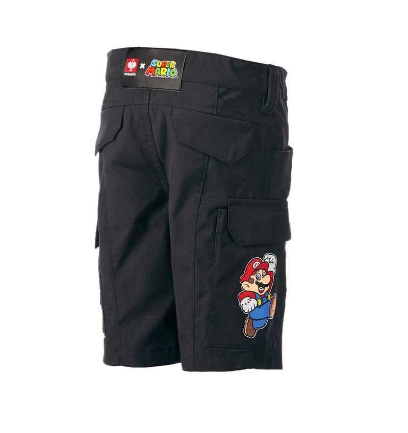 Odzież: Super Mario szorty typu cargo, dziecięce + czarny 1