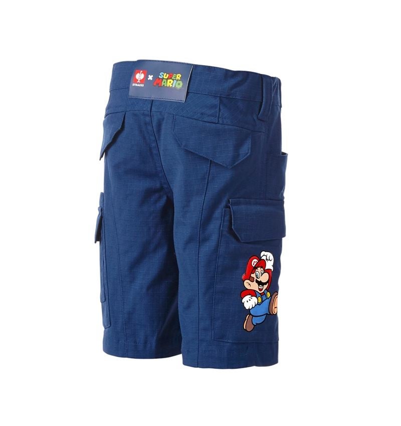 Odzież: Super Mario szorty typu cargo, dziecięce + błękit alkaliczny 1