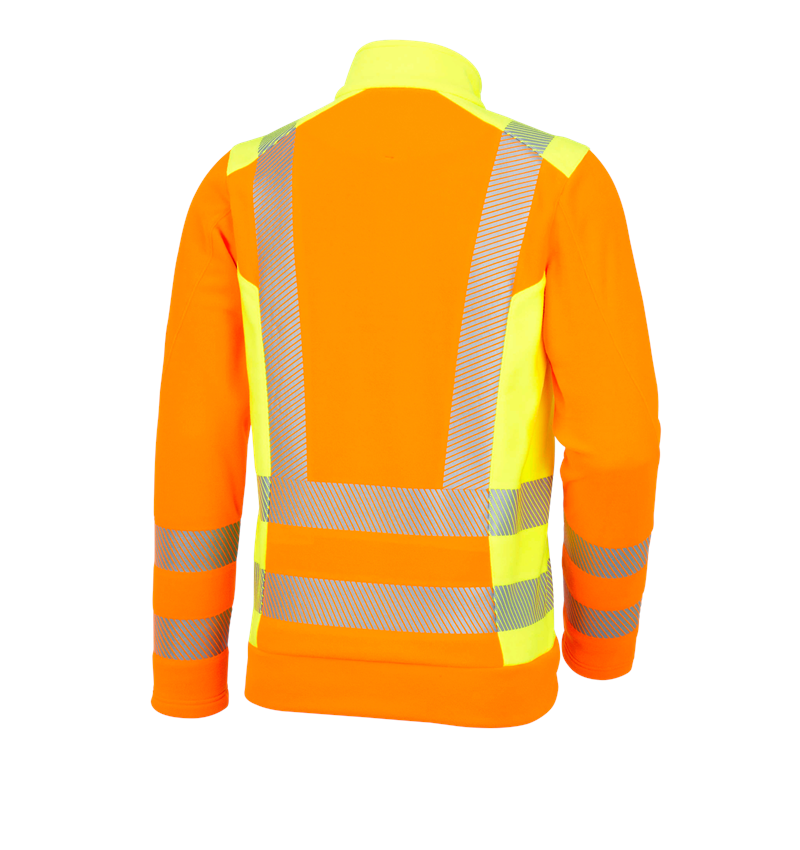 Koszulki | Pulower | Koszule: Bluza polarowa Troyer ostrzegawcza e.s.motion 2020 + pomarańczowy ostrzegawczy/żółty ostrzegawczy 2