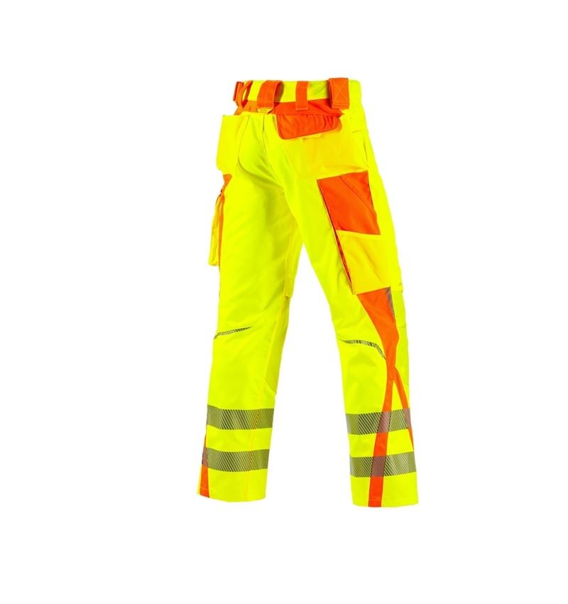 Spodnie robocze: Spodnie do pasa ostrzegawcze e.s.motion 2020 + żółty ostrzegawczy/pomarańczowy ostrzegawczy 3