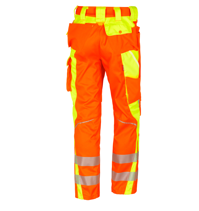 Spodnie robocze: Spodnie do pasa ostrzeg. e.s.motion 2020 zimowe + pomarańczowy ostrzegawczy/żółty ostrzegawczy 3