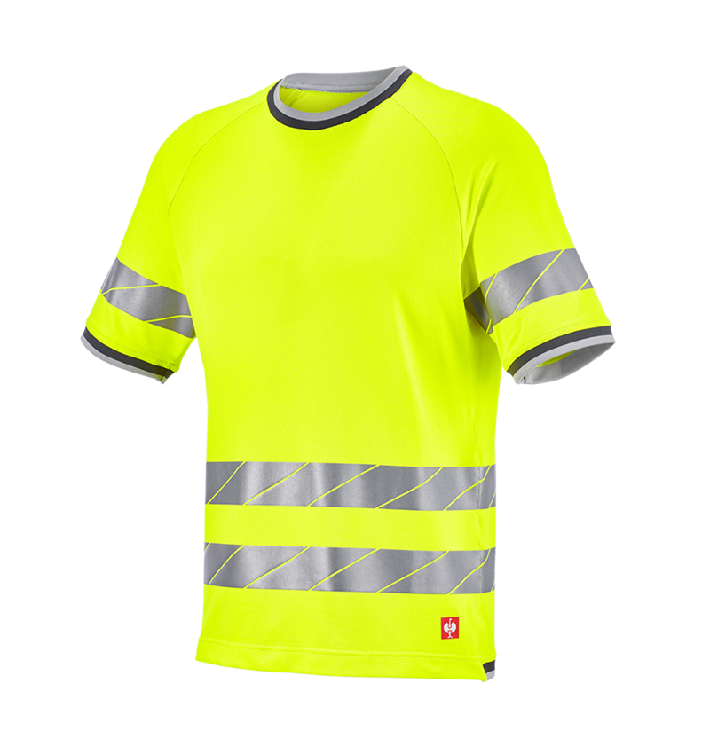 Koszulki | Pulower | Koszule: Koszulka funkcyjna ostrzegawcza e.s.ambition + żółty ostrzegawczy/antracytowy 7
