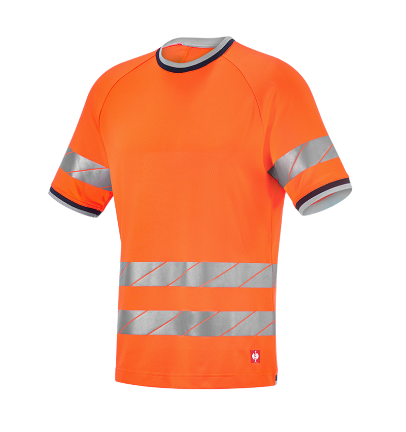 Koszulki | Pulower | Koszule: Koszulka funkcyjna ostrzegawcza e.s.ambition + pomarańczowy ostrzegawczy/granatowy 8