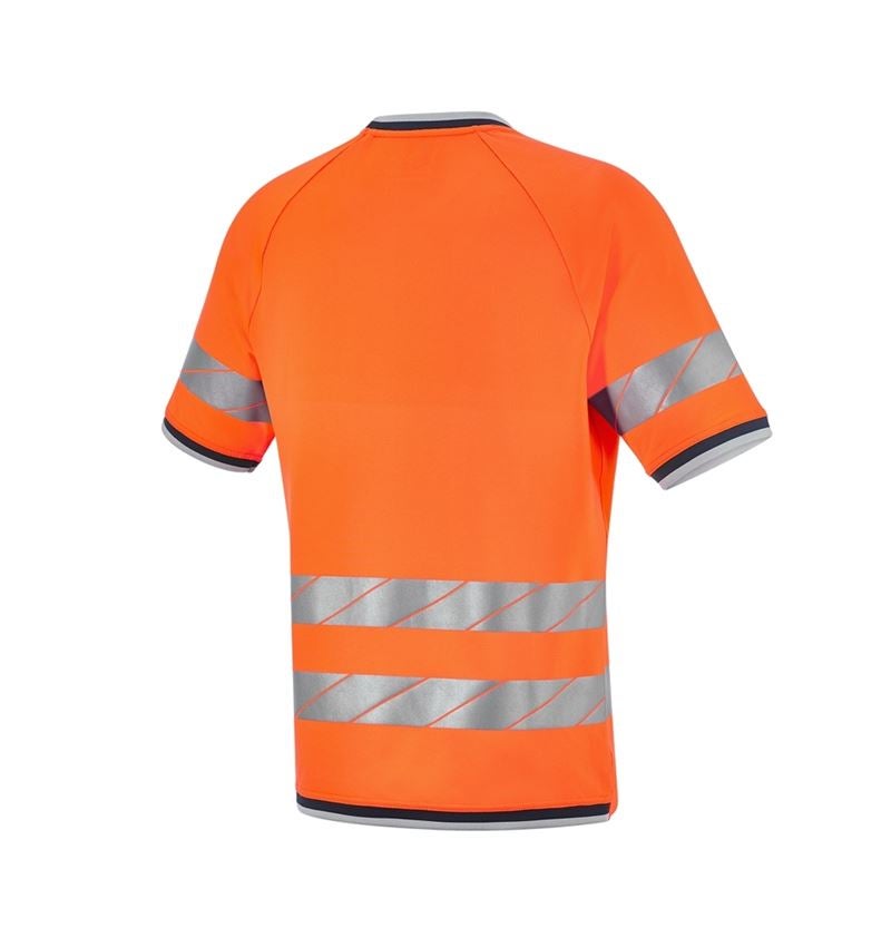 Koszulki | Pulower | Koszule: Koszulka funkcyjna ostrzegawcza e.s.ambition + pomarańczowy ostrzegawczy/granatowy 9