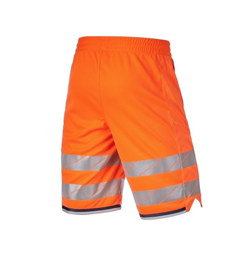 Spodnie robocze: Szorty funkcyjne ostrzegawcze e.s.ambition + pomarańczowy ostrzegawczy/granatowy 6