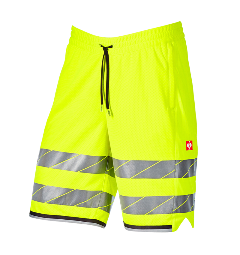 Spodnie robocze: Szorty funkcyjne ostrzegawcze e.s.ambition + żółty ostrzegawczy/antracytowy 8
