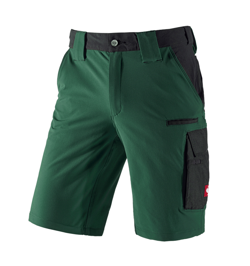 Spodnie robocze: Szorty funkcyjne e.s.dynashield + zielony/czarny 2