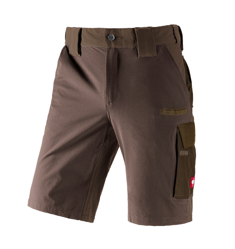 Spodnie robocze: Szorty funkcyjne e.s.dynashield + orzech laskowy/kasztanowy 2