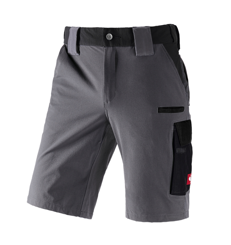 Spodnie robocze: Szorty funkcyjne e.s.dynashield + cementowy/czarny