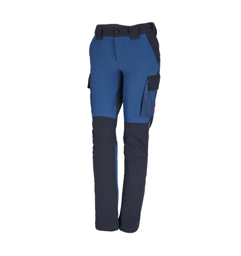 Spodnie robocze: Spodnie funkc. typu cargo e.s.dynashield, damskie + kobaltowy/pacyficzny 2