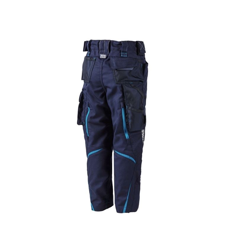 Spodnie: Spodnie do pasa e.s.motion 2020, dziecięce + granatowy/atol 3