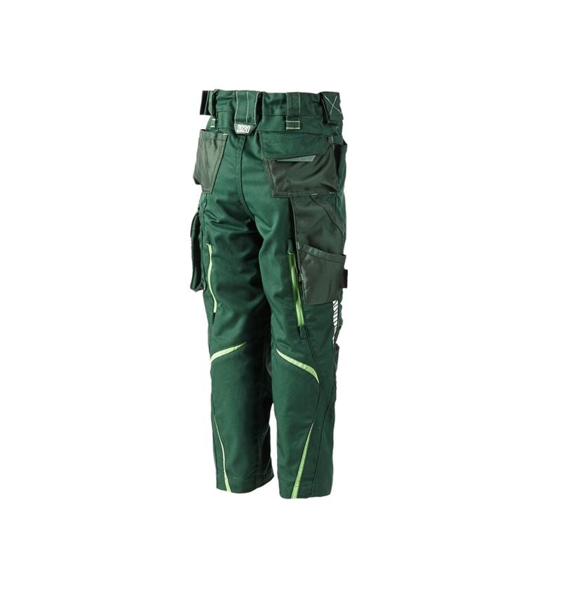 Spodnie: Spodnie do pasa e.s.motion 2020, dziecięce + zielony/zielony morski 3