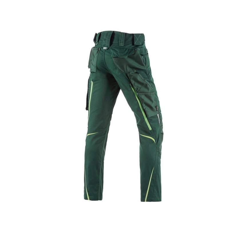 Spodnie robocze: Spodnie do pasa e.s.motion 2020 + zielony/zielony morski 3