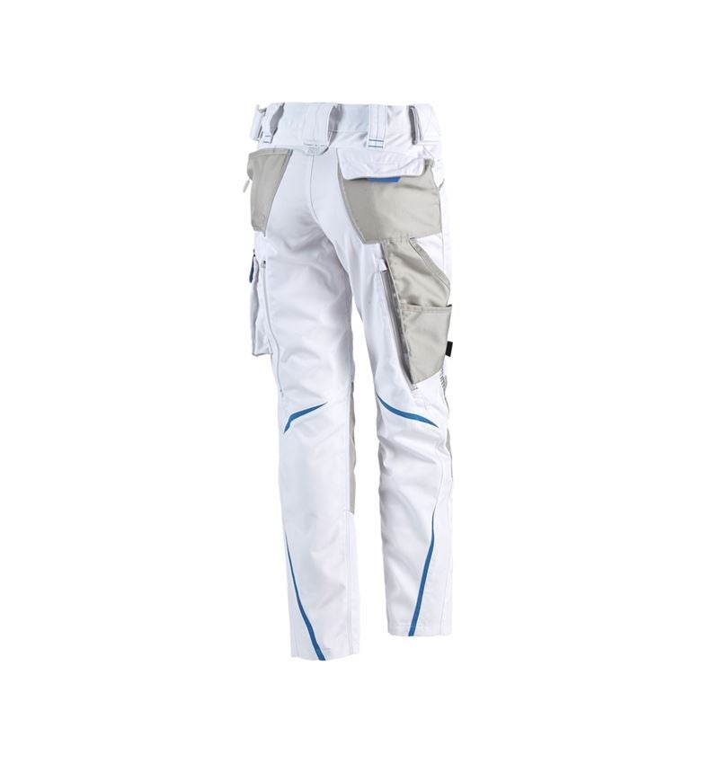 Spodnie robocze: Spodnie damskie e.s.motion 2020 + biały/niebieski chagall 3