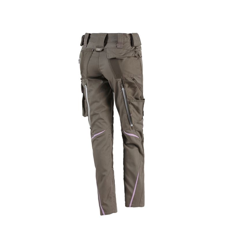 Spodnie robocze: Spodnie damskie e.s.motion 2020 + kamienny/lawendowy 3