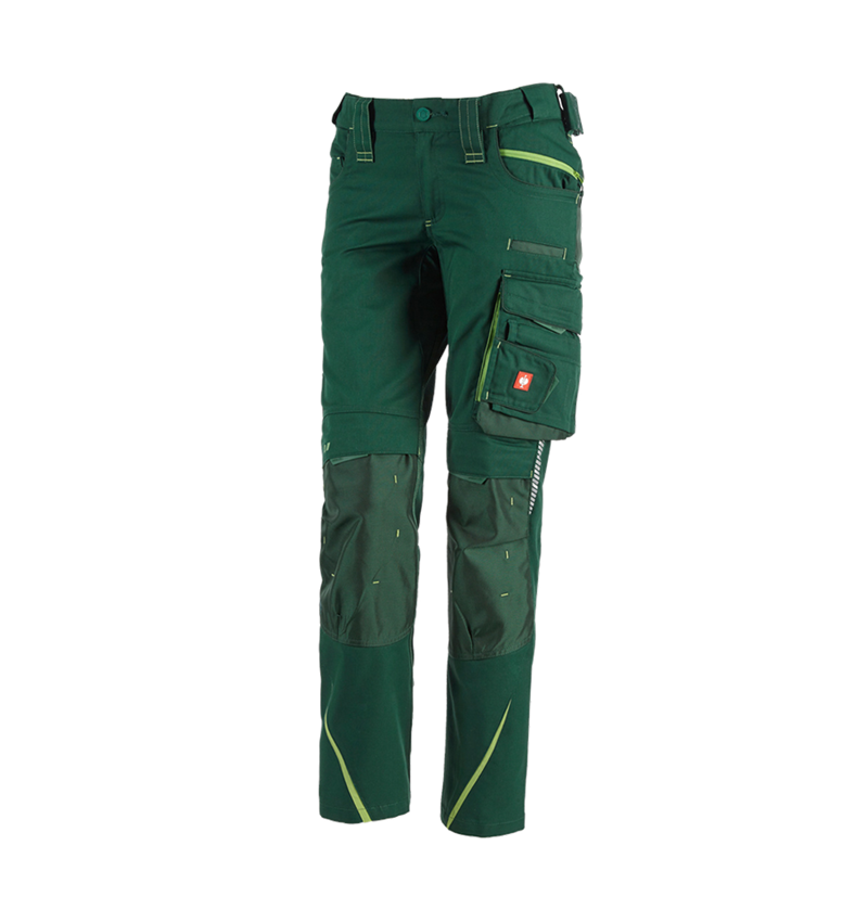 Spodnie robocze: Spodnie damskie e.s.motion 2020 + zielony/zielony morski 2
