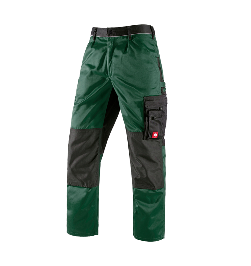 Spodnie robocze: Spodnie do pasa e.s.image + zielony/czarny 10