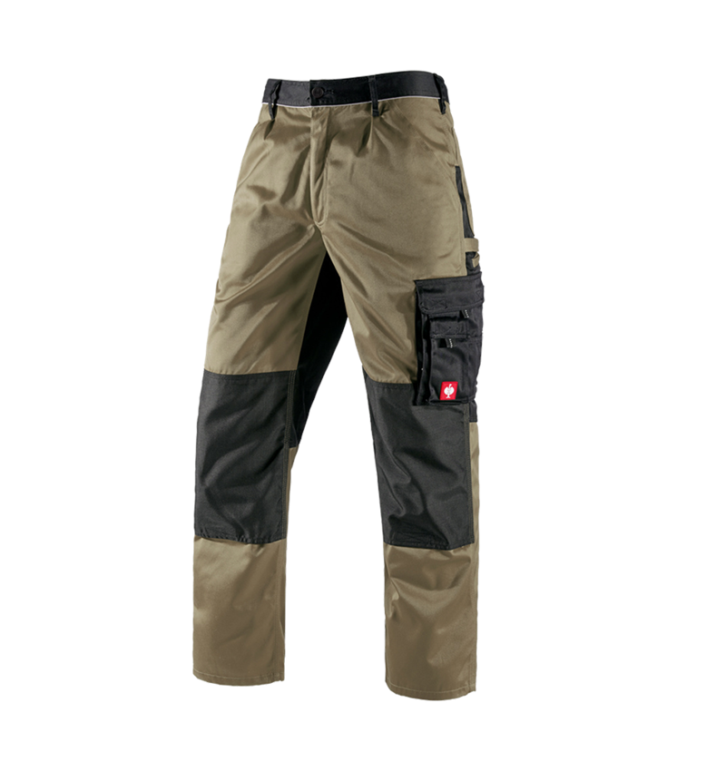 Spodnie robocze: Spodnie do pasa e.s.image + khaki/czarny 6