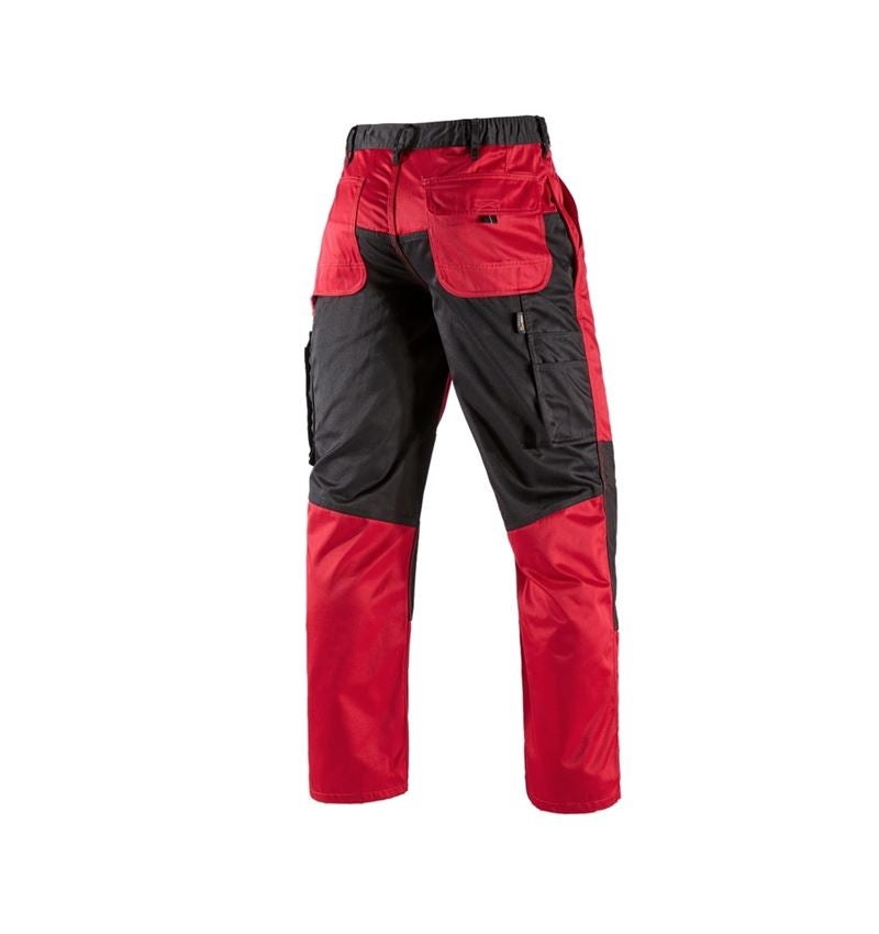 Spodnie robocze: Spodnie do pasa e.s.image + czerwony/czarny 9