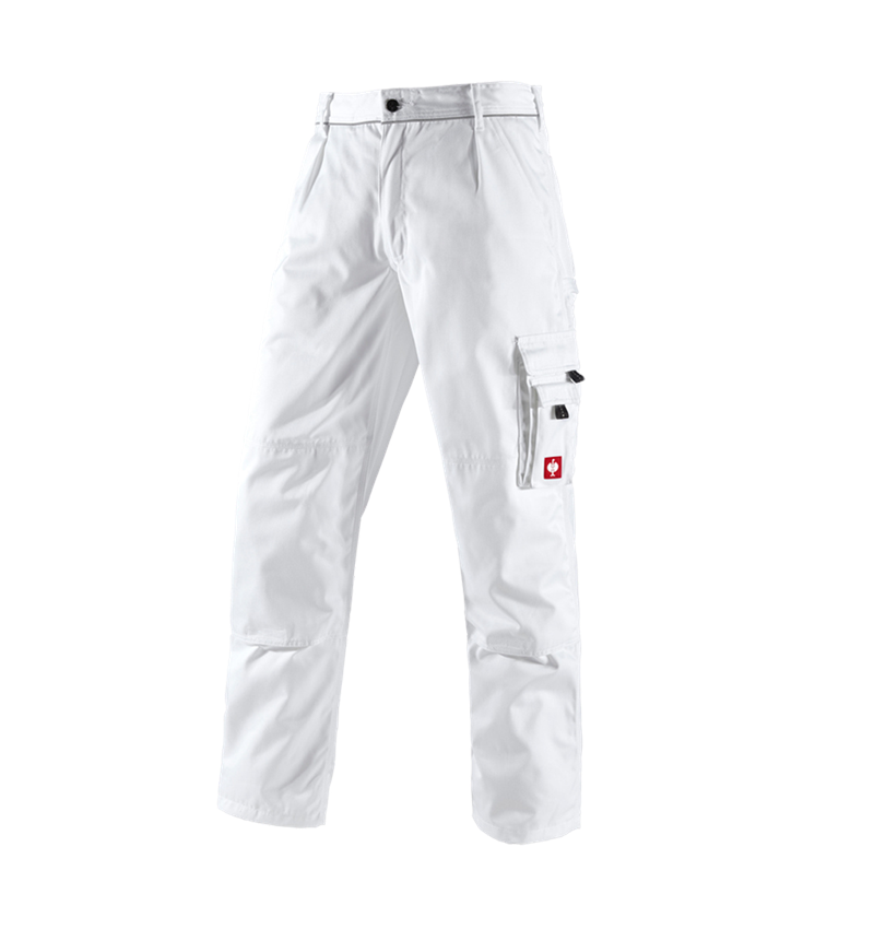 Spodnie robocze: Spodnie do pasa e.s.classic + biały 2
