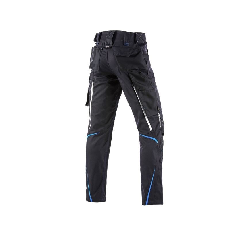 Spodnie robocze: Spodnie do pasa e.s.motion 2020 zimowe, męskie + grafitowy/niebieski chagall 3