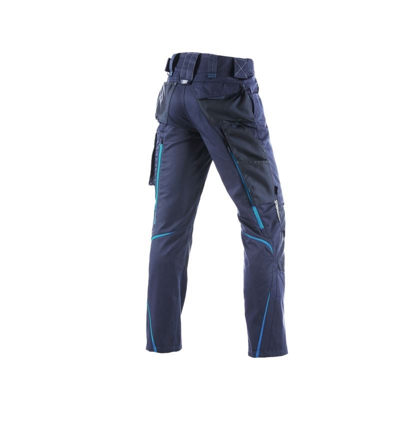 Spodnie robocze: Spodnie do pasa e.s.motion 2020 zimowe, męskie + granatowy/atol 3