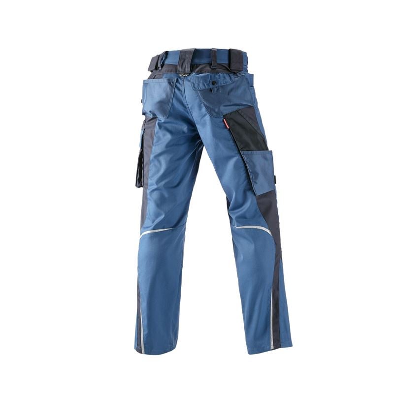 Spodnie robocze: Spodnie do pasa e.s.motion zimowe + kobaltowy/pacyficzny 3