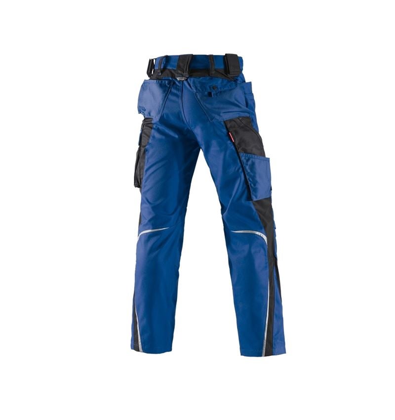 Spodnie robocze: Spodnie do pasa e.s.motion zimowe + chabrowy/czarny 3
