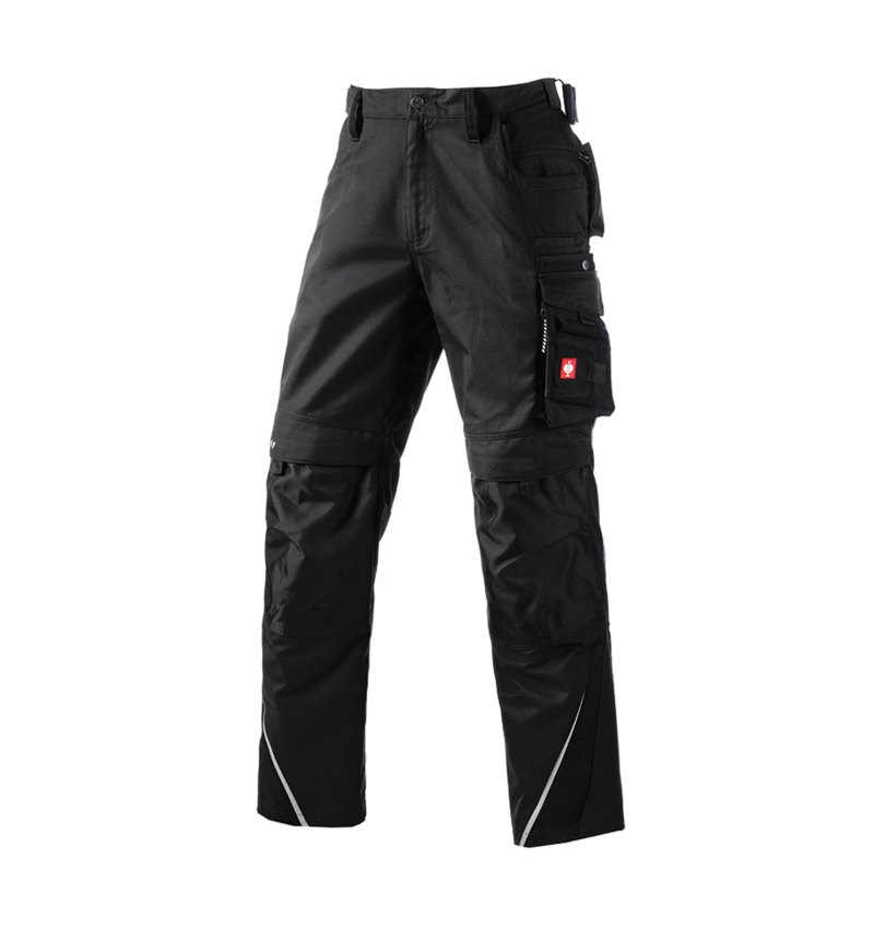 Spodnie robocze: Spodnie do pasa e.s.motion zimowe + czarny 2