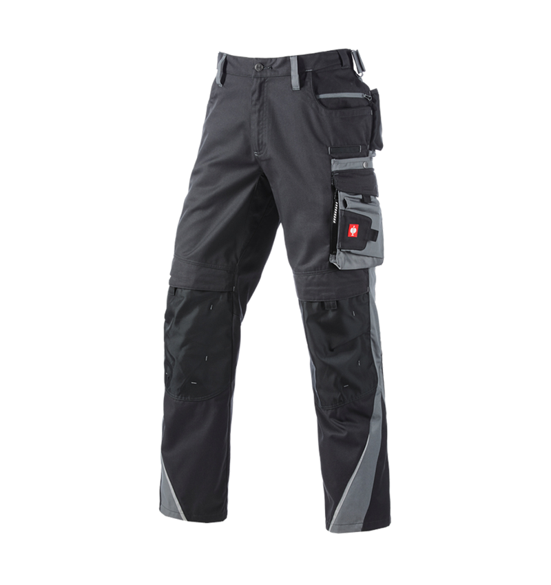 Instalatorow / Hydraulik / Blacharz: Spodnie do pasa e.s.motion zimowe + grafitowy/cementowy 2