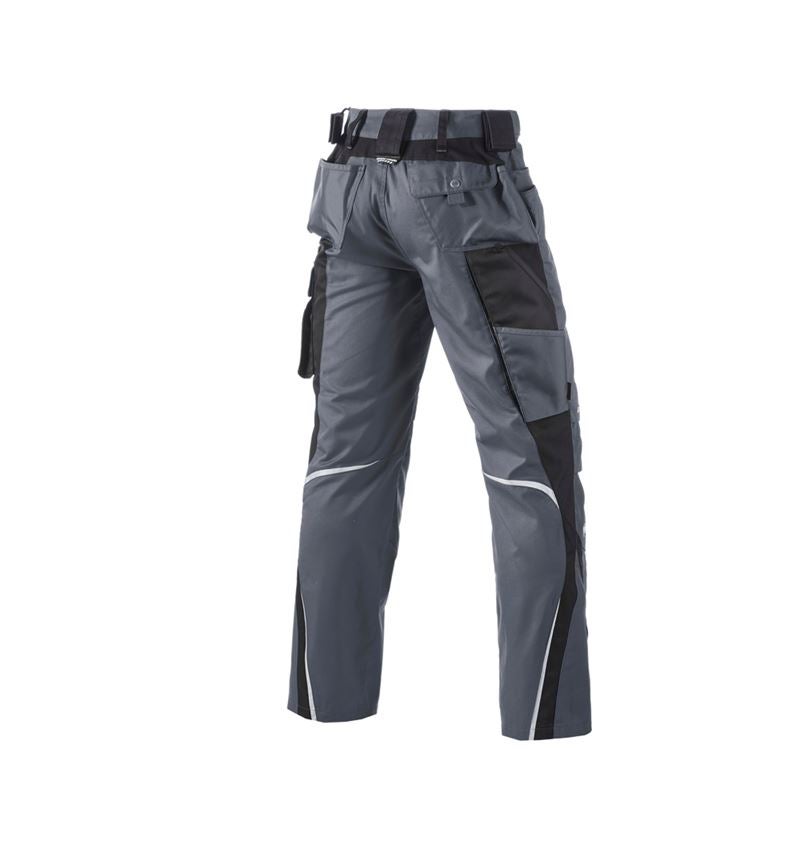 Spodnie robocze: Spodnie do pasa e.s.motion + szary/czarny 3